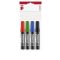 Alkoholos marker készlet, 1-4 mm, vágott, ICO "Permanent 12", 4 különböző szín