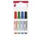 Tábla- és flipchart marker készlet, 1-3 mm, kúpos, ICO "Plan 11 XXL", 4 különböző szín
