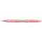 Golyóstoll, 0,7 mm, nyomógombos, rózsaszín tolltest, PENAC "SleekTouch", kék