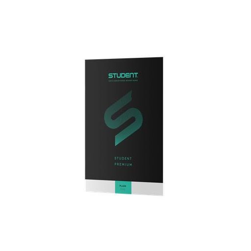 Füzet, tűzött, A4, sima, 32 lap, ICO "Student Premium", "80-32", fekete