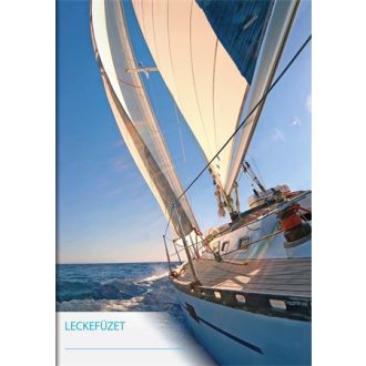   Füzet, tűzött, A5, lecke, 32 lap, ICO "Süni", vitorlás