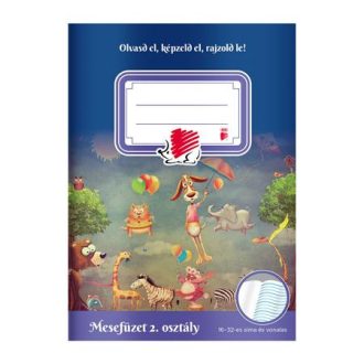   Olvasónapló, tűzött, A5, 32 lap, 2. osztály, ICO "Süni Mesefüzet"