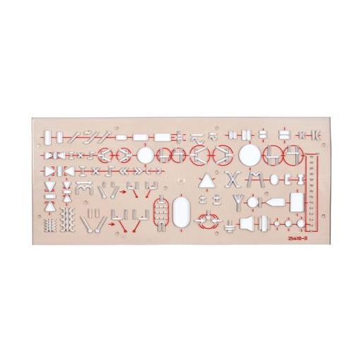 Elektronikai sablon, műanyag, KOH-I-NOOR "703071"