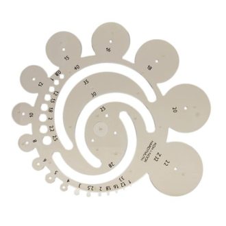 Radius sablon, műanyag, KOH-I-NOOR "z32"