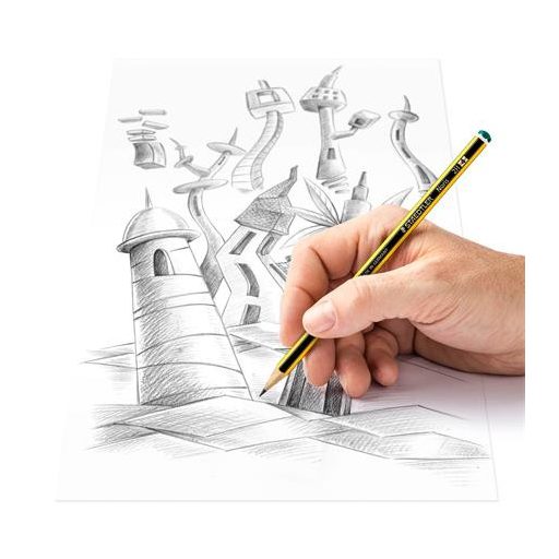 Grafitceruza, 2H, hatszögletű, STAEDTLER "Noris 120"
