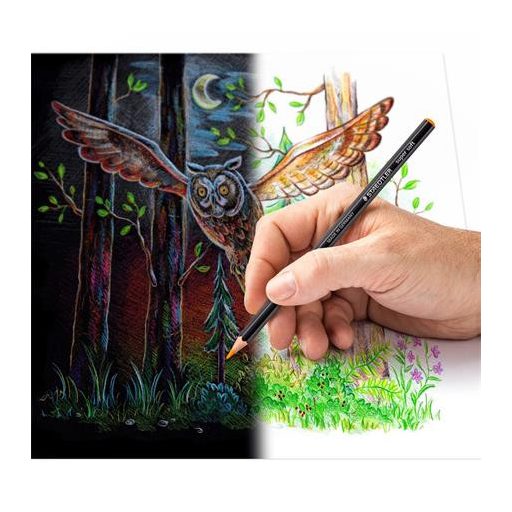 Színes ceruza készlet, hatszögletű, STAEDTLER "149 C", 24 különböző szín