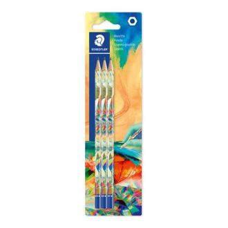   Grafitceruza készlet, HB, hatszögletű,  STAEDTLER "170 BK3-2", Multiverzum