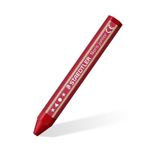 Zsírkréta, vastag, hatszögletű, STAEDTLER "Noris Junior 224", 6 különböző szín