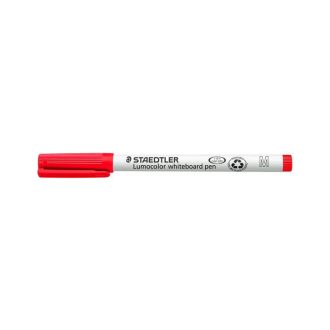  Táblamarker, 1 mm, M, kúpos, STAEDTLER "Lumocolor 301", piros
