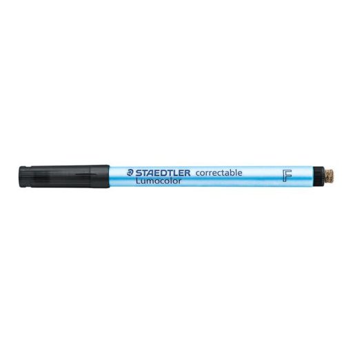 Alkoholmentes marker, OHP, 0,6 mm, STAEDTLER "Lumocolor® 305 F", fekete