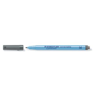   Alkoholmentes marker, OHP, 1 mm, STAEDTLER "Lumocolor® 305 M", fekete