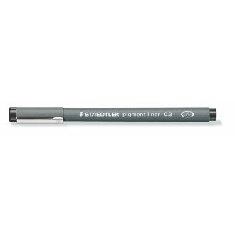   Tusfilc, 0,3 mm, STAEDTLER "Pigment Liner 308", fekete