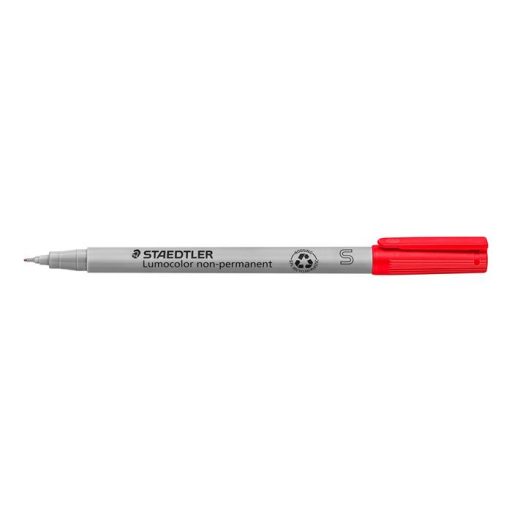 Alkoholmentes marker, OHP, 0,4 mm, STAEDTLER "Lumocolor® 311 S", piros