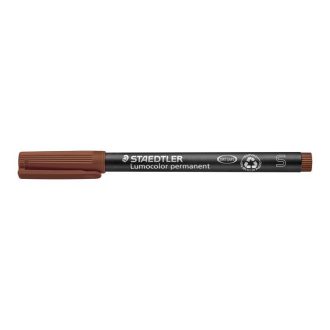   Alkoholos marker, OHP, 0,4 mm, STAEDTLER "Lumocolor® 313 S", barna