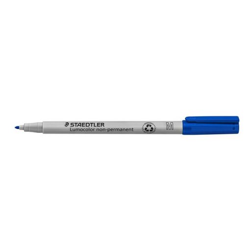 Alkoholmentes marker, OHP, 1 mm, STAEDTLER "Lumocolor® 315 M", kék