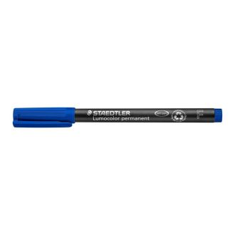   Alkoholos marker, OHP, 0,6 mm, STAEDTLER "Lumocolor® 318 F", kék