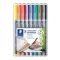 Alkoholos marker készlet, OHP, 0,6 mm, STAEDTLER "Lumocolor® 318 F", 8 különböző szín
