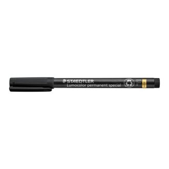   Alkoholos marker, 0,6 mm, STAEDTLER "Lumocolor® special 319 F", fekete