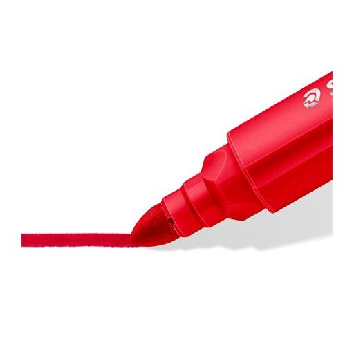 Filctoll készlet, 3 mm, háromszögletű, kimosható, STAEDTLER "Noris® jumbo 328-B", 12 különböző szín