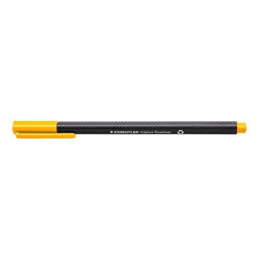 Tűfilc, 0,3 mm, STAEDTLER "Triplus 334", napsárga
