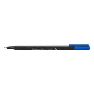   Tűfilc, 0,3 mm, STAEDTLER "Triplus 334", ciánkék