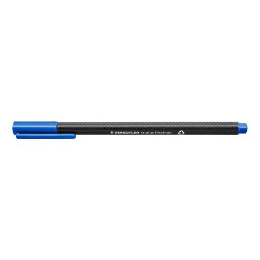 Tűfilc, 0,3 mm, STAEDTLER "Triplus 334", ciánkék