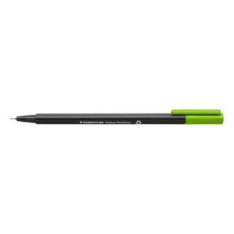   Tűfilc, 0,3 mm, STAEDTLER "Triplus 334", világoszöld