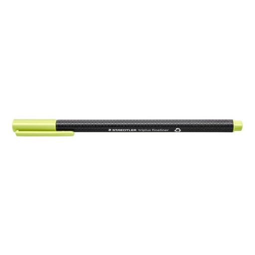 Tűfilc, 0,3 mm, STAEDTLER "Triplus 334", limezöld