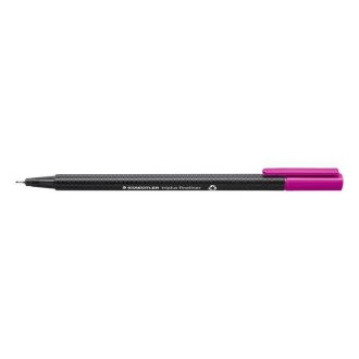   Tűfilc, 0,3 mm, STAEDTLER "Triplus 334", sötétmályva