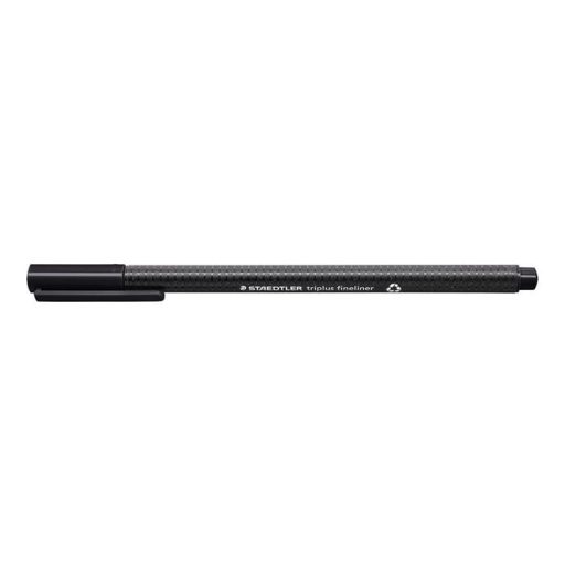Tűfilc, 0,3 mm, STAEDTLER "Triplus 334", fekete