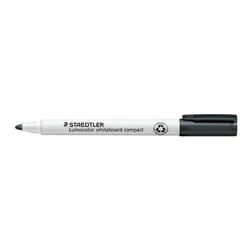 Táblamarker, 1-2 mm, kúpos, STAEDTLER "Lumocolor 341", fekete