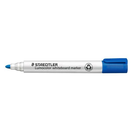 Táblamarker, 2 mm, kúpos, STAEDTLER "Lumocolor® 351", kék