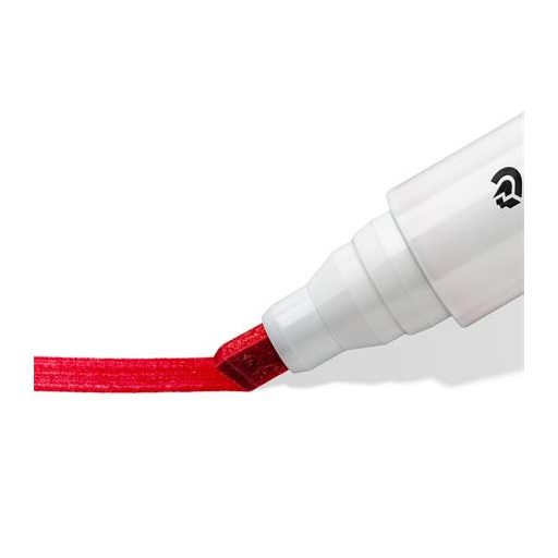Táblamarker, 2-5 mm, vágott, STAEDTLER "Lumocolor® 351 B", piros