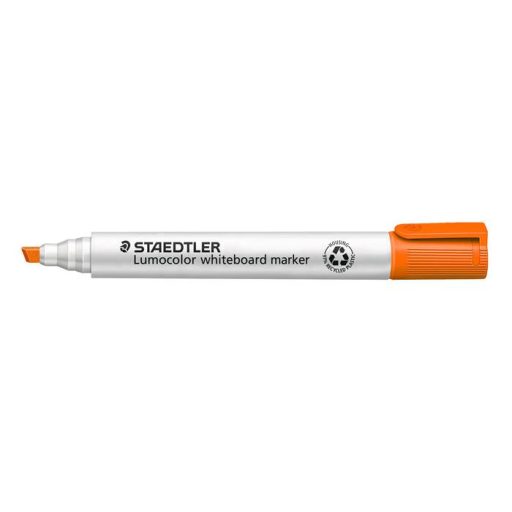 Táblamarker, 2-5 mm, vágott, STAEDTLER "Lumocolor® 351 B", narancssárga