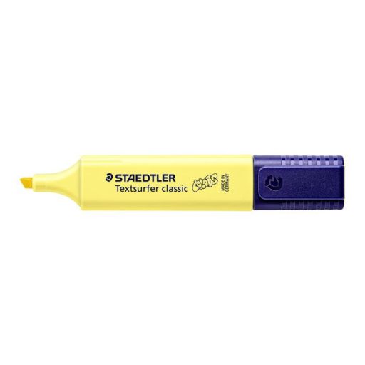 Szövegkiemelő, 1-5 mm, STAEDTLER "Textsurfer Classic Pastel 364 C", sárga
