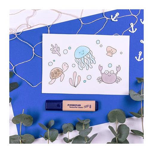 Szövegkiemelő, 1-5 mm, STAEDTLER "Textsurfer Classic Pastel 364 C", homok