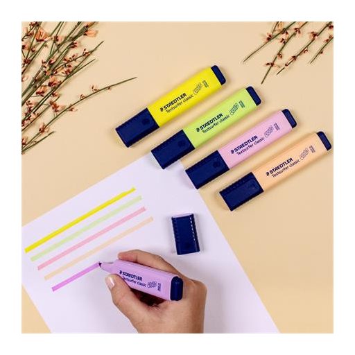 Szövegkiemelő, 1-5 mm, STAEDTLER "Textsurfer Classic Pastel 364 C", levendula