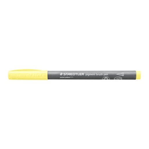 Ecsetirón készlet, STAEDTLER "Pigment brush 371", 12 különböző pasztell szín