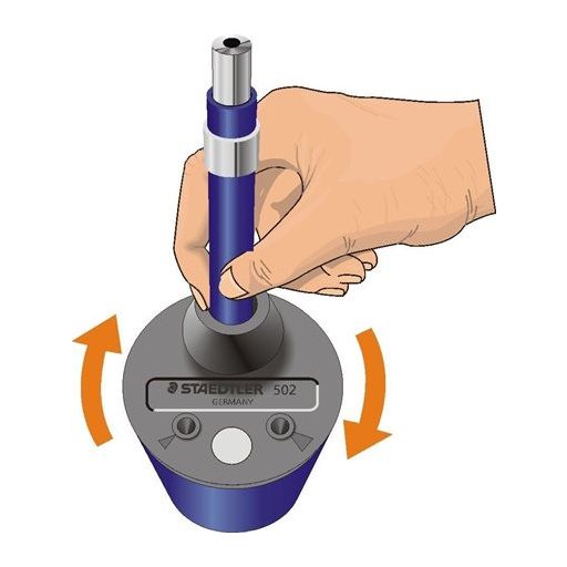 Hegyező, egylyukú, 2 mm-es hegyhez, STAEDTLER "Mars 502"