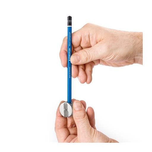 Hegyező, kétlyukú, fém, STAEDTLER "510 25"