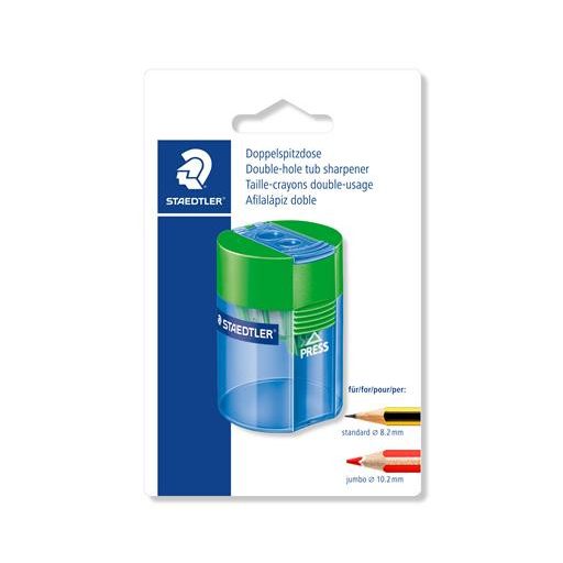 Hegyező, kétlyukú, STAEDTLER "511 006", vegyes színek