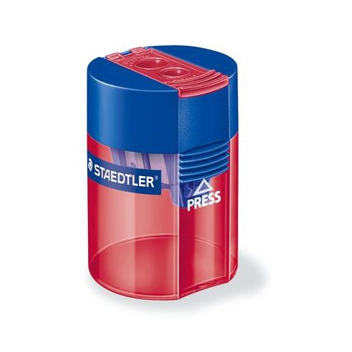 Hegyező, kétlyukú, tartályos, STAEDTLER "512", vegyes színek