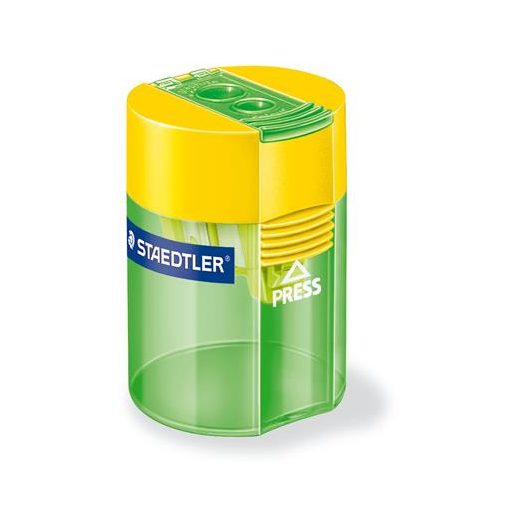 Hegyező, kétlyukú, tartályos, STAEDTLER "512", vegyes színek