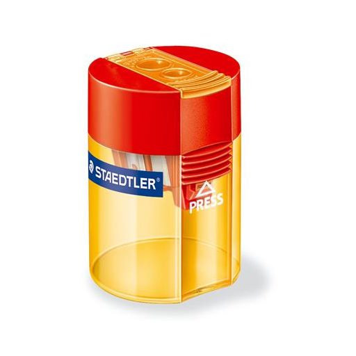 Hegyező, kétlyukú, tartályos, STAEDTLER "512", vegyes színek