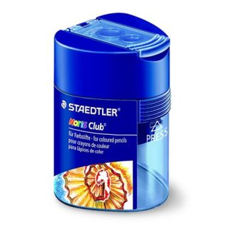   Hegyező, kétlyukú, tartályos, STAEDTLER "Noris 512 F", kék