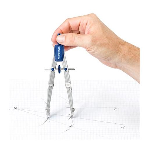 Körző készlet, precíziós, 4 darabos, STAEDTLER "Noris 550 02"