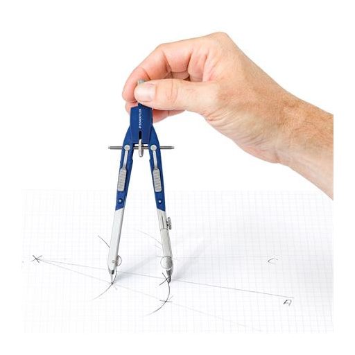 Körző készlet, precíziós, 4 darabos, STAEDTLER "Mars® comfort 552"