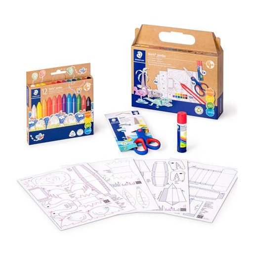Papírfigurás kreatív készlet, STAEDTLER "Noris® jumbo 61 C4"