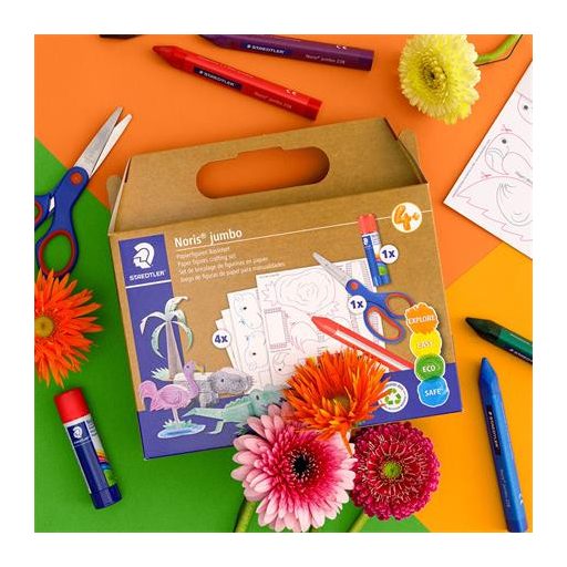 Papírfigurás kreatív készlet, STAEDTLER "Noris® jumbo 61 C4"