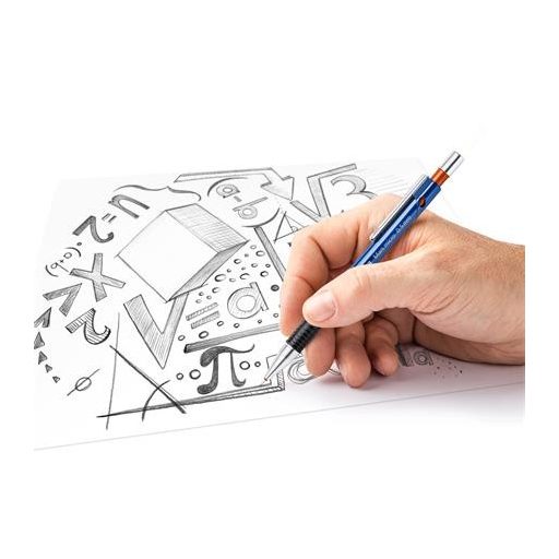 Nyomósirón, 0,5 mm, STAEDTLER "Mars micro 775", kék